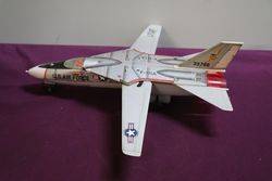 Battery Operated GeneralDynamics Grumman F IIIA Tin and Plastic Jet Fighter