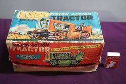 Battery Operated Piston Action Tractor  Made In Japan  in Great Condition 