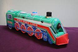 Battery Operated Puff Puff Loco Tin Train 