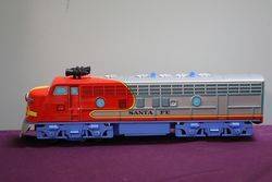 Battery Operated Santa FE Diesel Locomotive 