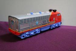 Battery Operated Santa FE Diesel Locomotive 