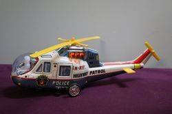 Battery Operated  TPS Super Flying Police Helicopter #