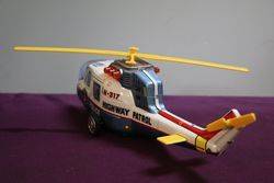 Battery Operated  TPS Supe Flying Police Helicopter 