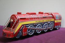 Battery Operated  Vintage Tin Litho Overland Express 3140 Train