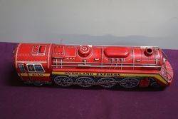 Battery Operated  Vintage Tin Litho Overland Express 3140 Train