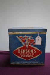 Bensons Potato Crisps Tin