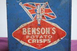 Bensons Potato Crisps Tin