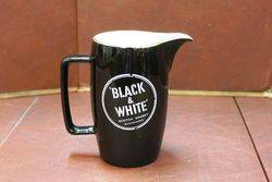 Black And White Scotch Whiskey Pub Jug