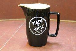 Black And White Scotch Whiskey Pub Jug