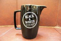 Black And White Scotch Whiskey Pub Jug