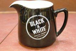 Black And White Scotch Whiskey Pub Jug