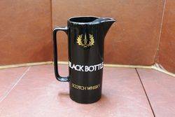 Black Bottle Scotch Whiskey Pub Jug