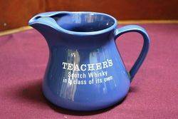 Blue Teachers Scotch Whisky Pub Jug.