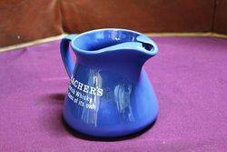 Blue Teachers Scotch Whisky Pub Jug