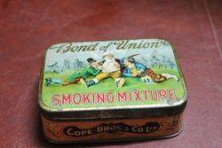 Bond Of Union Smoking Mixture Tobacco Tin