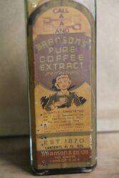 Bottle Of Bransonand39s pure Coffee Extract 