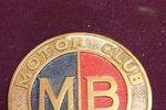 Brass MB Motor Club Car Badge