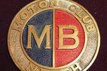 Brass MB Motor Club Car Badge