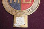 Brass MB Motor Club Car Badge