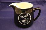 Buchanans Black & White scotch whiskey pub jug #