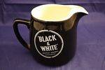 Buchanans Black + White scotch whiskey pub jug