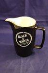 Buchanans Black + White scotch whiskey pub jug