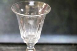 C19th Bell Shape Cut Bowl Glass 