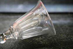 C19th Bell Shape Cut Bowl Glass 
