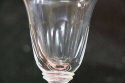 C19th Bell Shape Thumb Cut Glass 