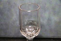 C19th Cut Bowl and Stem Sherry Glass 