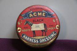 CME HARNESS and BOOT DRESSING Vintage Australian Tin