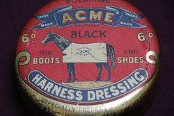 CME HARNESS and BOOT DRESSING Vintage Australian Tin