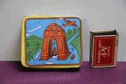 COL 1960and39s Lucky Brand No500  Tobacco Tin 