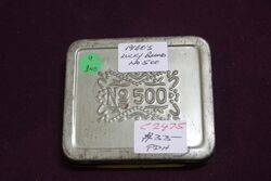 COL 1960and39s Lucky Brand No500  Tobacco Tin 