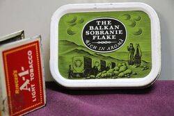 COL. 1oz Balkan Sobranie Flake Tobacco Tin.