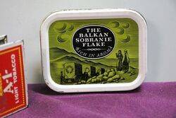 COL 2oz Balkan Sobranie Flake Tobacco Tin