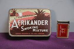 COL. Afrikander Smoking Mixture Tobacco Tin 