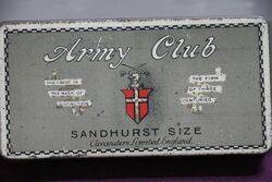 COL Army Club Sandhurst Tobacco Tin 