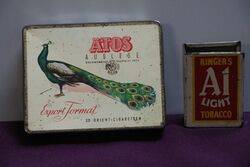 COL Atos Auslese Pictorial Cigarettes Tin 