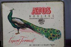 COL Atos Auslese Pictorial Cigarettes Tin 