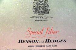 COL Australian Benson and Hedges Special Filter Cigarette Tin