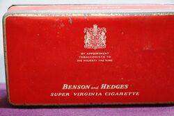 COL Benson and Hedges 50 Cigarettes Tin