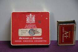 COL Benson and Hedges Cigarettes Tin 