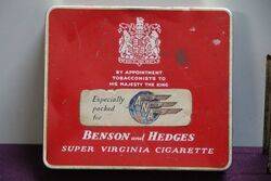COL Benson and Hedges Cigarettes Tin 