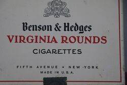 COL Benson and Hedges Virginia Rounds Cigarettes Tin 