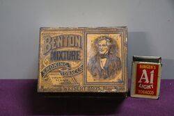 COL. Benton Mixture Turkish Virginia Tobacco Tin 