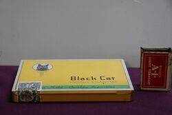 COL Black Cat Virginia Cigarettes Tin 