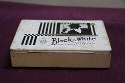 COL Black and White Tobacco Tin 