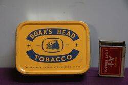 COL. Boar's Head Tobacco Tin 