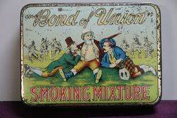 COL Bond Of union Smoking Mixture Tobacco Tin 